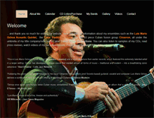 Tablet Screenshot of luismario.com